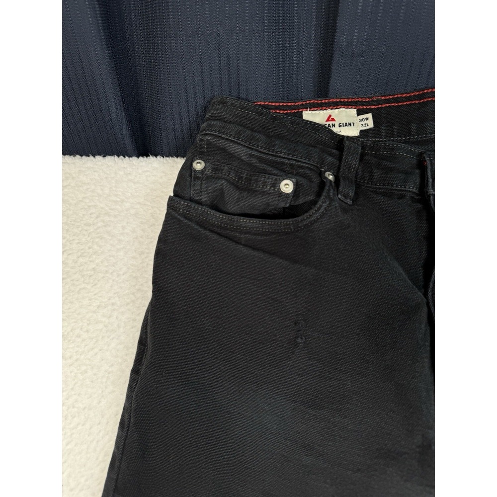 American Giant Black Jeans Skinny FIT - Men's 30x32 Fits 30x30 - Picture 5 of 13